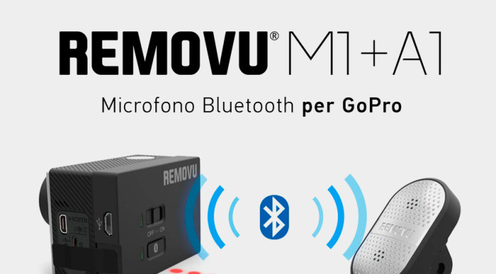 REMOVU M1+A1 microfono per GoPro