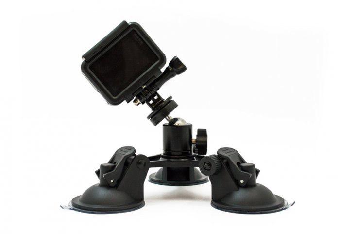 Tripla Ventosa per GoPro