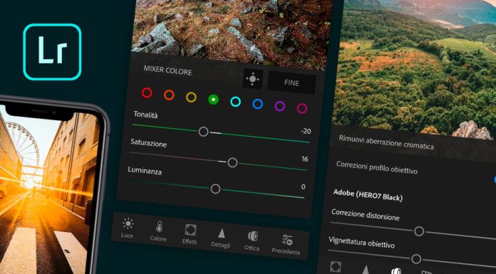 guida rapida lightroom mobile