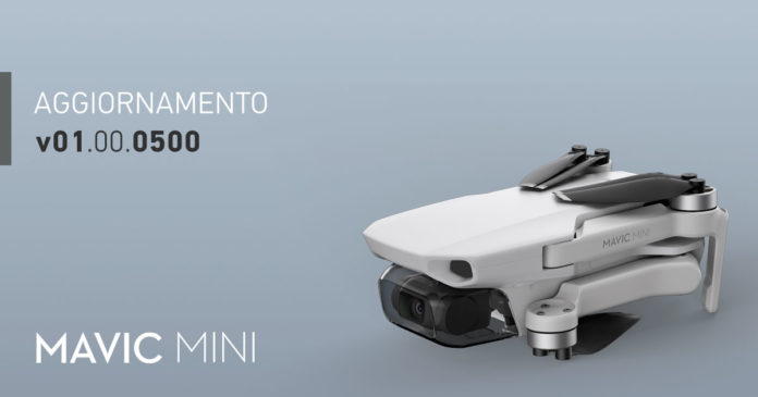 dji mavic mini aggiornamento