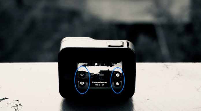 personalizzazione shortcut gopro hero8 black