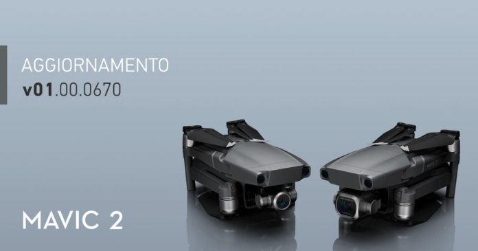 aggiornamento firmware dji mavic 2