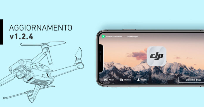 aggiornamento dji fly