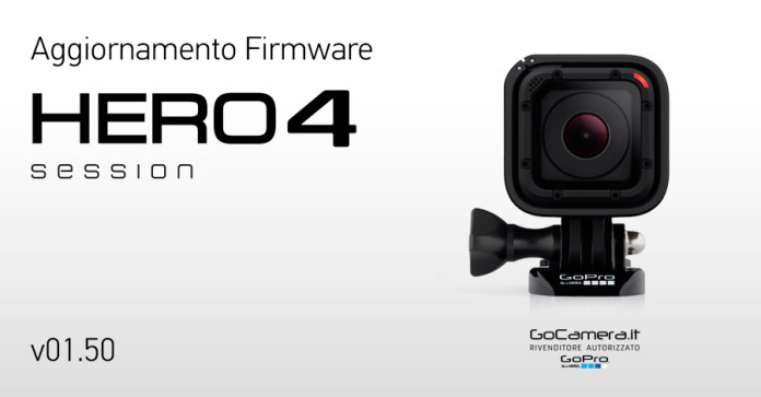 Aggiornamento GoPro HERO 4 Session Vers.1.50