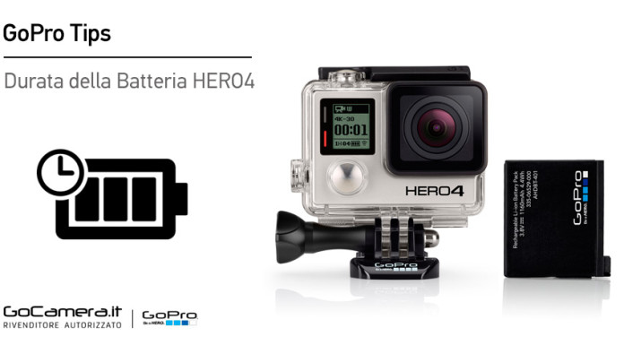 Durata Batteria GoPro HERO4