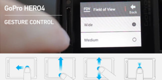 LCD GoPro Gestures