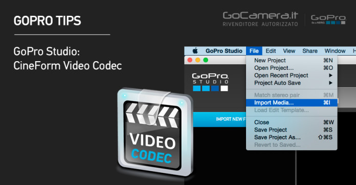 GoPro Studio Flusso di Conversione