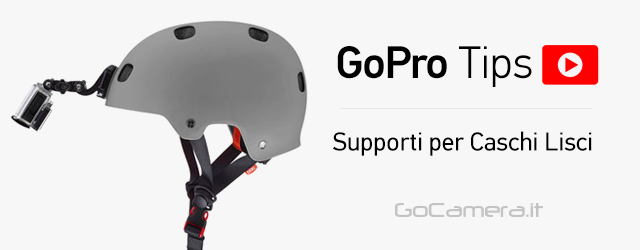 GoPro Tips - Supporti per Caschi lisci