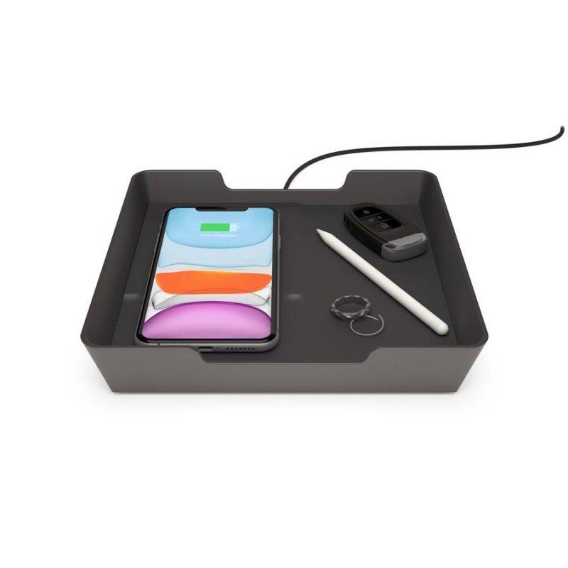 Einova Wireless Valet Tray - Graphite