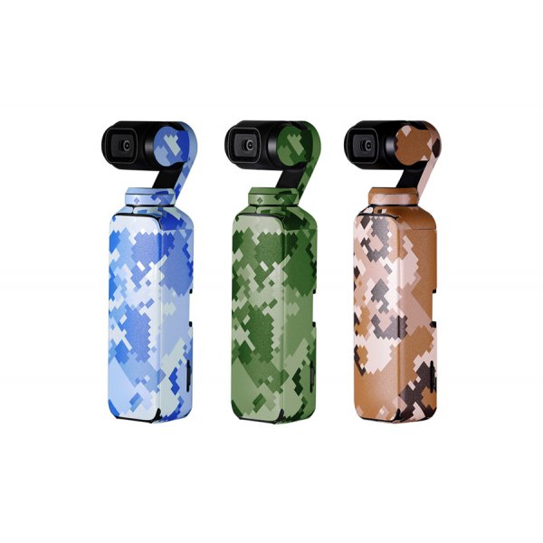 PGYTECH 3-Pack Adesivi per DJI Osmo Pocket - Camouflage