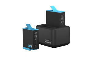 GoPro Caricabatterie doppio con batteria per HERO9 Black