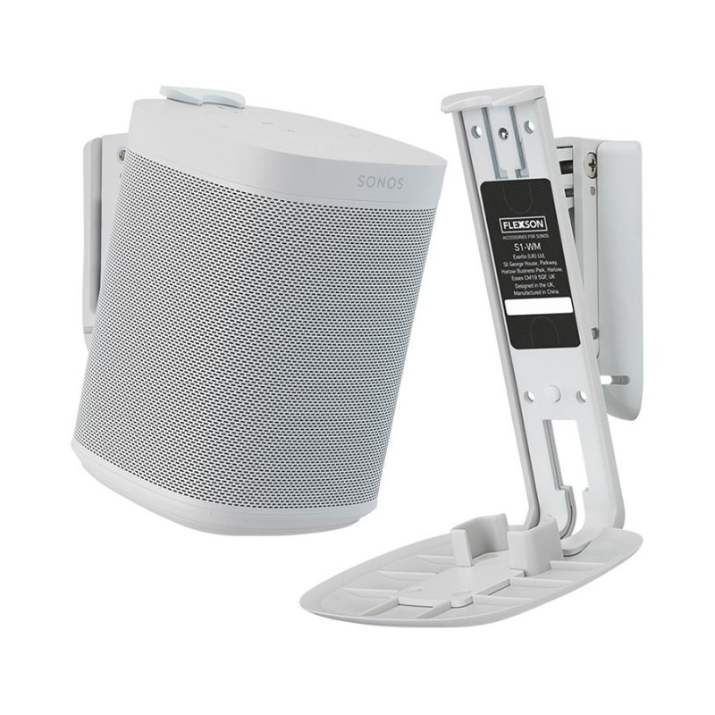 Flexson Supporto doppio a parete per Sonos serie ONE - White