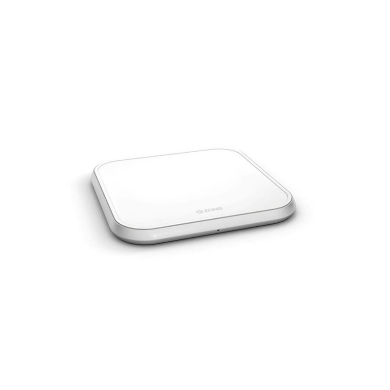 Zens Tappetino ricarica wireless 10W Bianco Alluminio