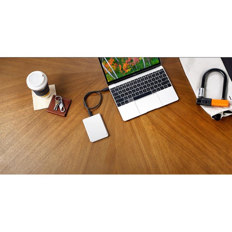 LaCie Mobile Drive USB-C Moon Silver - 5TB