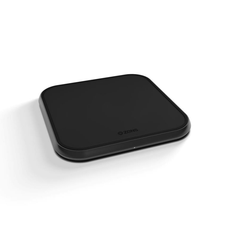 Zens Tappetino di ricarica wireless 10W Nero Alluminio