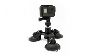 GoCamera Supporto Tripla Ventosa per GoPro