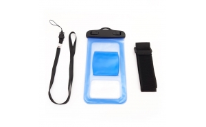 GoCamera Splash Bag Cover Impermeabile Blu per Smartphone