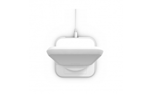 Zens Supporto per ricarica wireless 10W Bianco alluminio