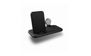 Zens Stand per ricarica wireless 4 in 1 Alluminio