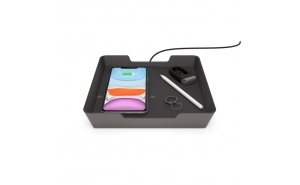 Einova Wireless Valet Tray - Graphite