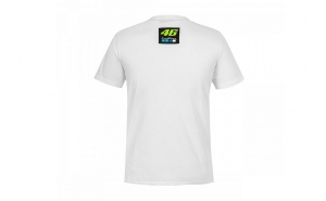VR46 GoPro T-Shirt Ufficiale Unisex Bianco