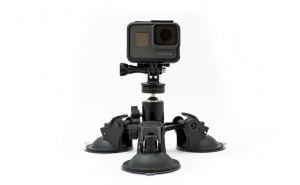 GoCamera Supporto Tripla Ventosa per GoPro