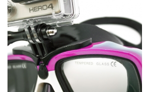 GoMask Purple Maschera Subacquea con Supporto GoPro