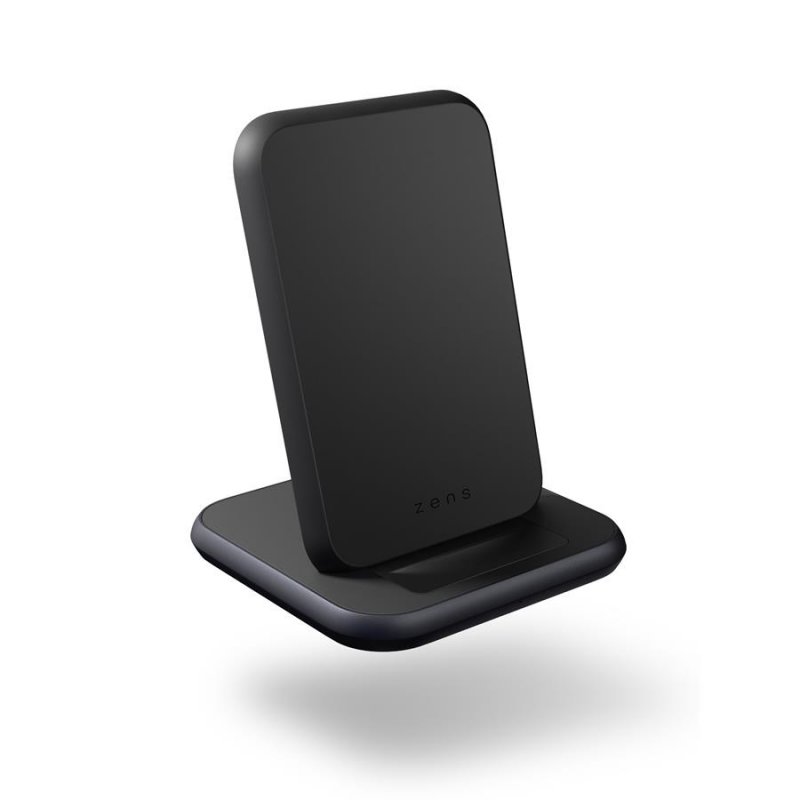 Zens Stand per ricarica wireless Nero Alluminio