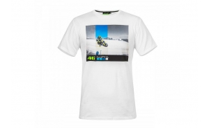 VR46 GoPro T-Shirt Ufficiale Unisex Bianco