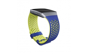 Fitbit Ionic Cinturino Sport Blu/Verde S