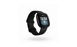 Fitbit Versa 3 Smartwatch Nero/Nero Alluminio