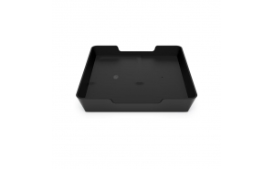 Einova Wireless Valet Tray - Soft touch Black