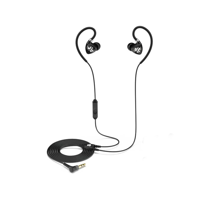 JLab Fit Sport Fitness Earbuds - Black