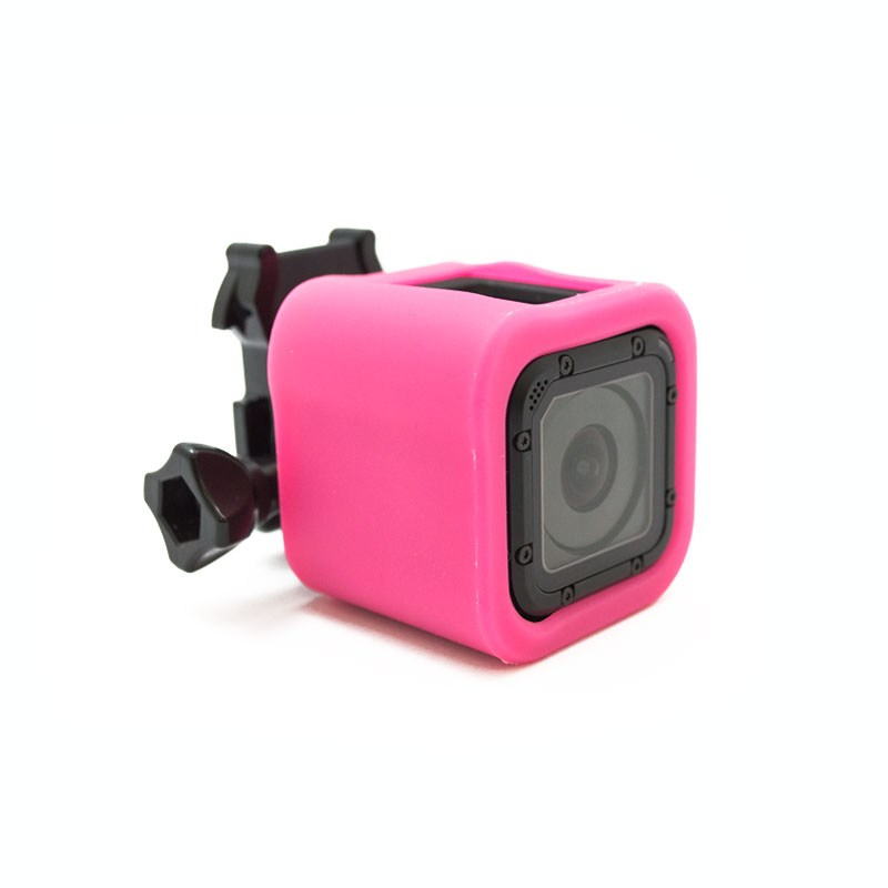 GoCamera Bumper Cover GoPro Session con Low Profile Frame Pink