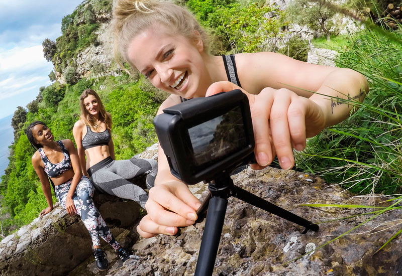 GoPro Treppiede con Adattatori aggancio rapido