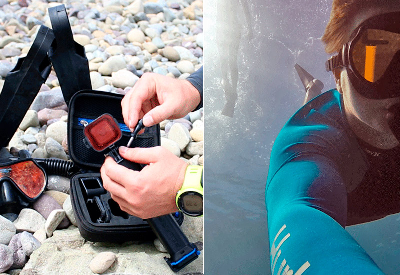 PolarPro Filtro Rosso Snorkel per GoPro Session