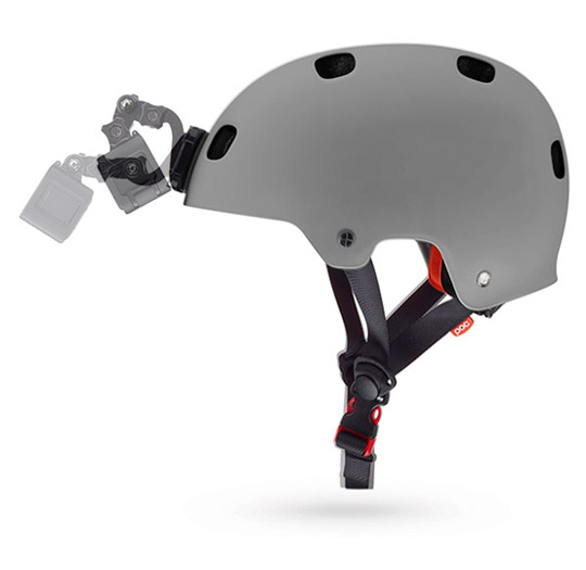 Supporto frontale e laterale per casco GoPro - Accessori action