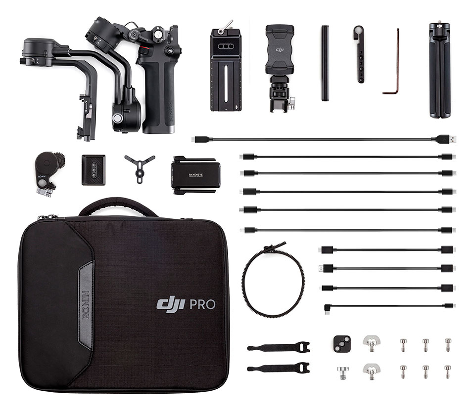 dotazione dji rsc 2 pro combo