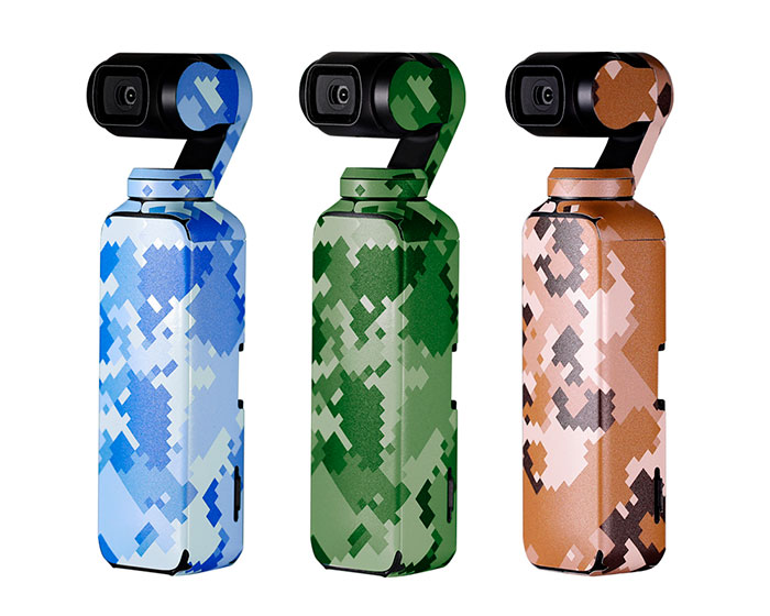 PGYTECH 3-Pack Camouflage Adesivi per DJI Osmo Pocket