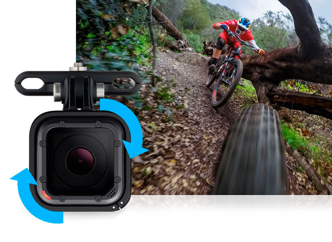 GoPro HERO 5 Session capovolgimento automatico.