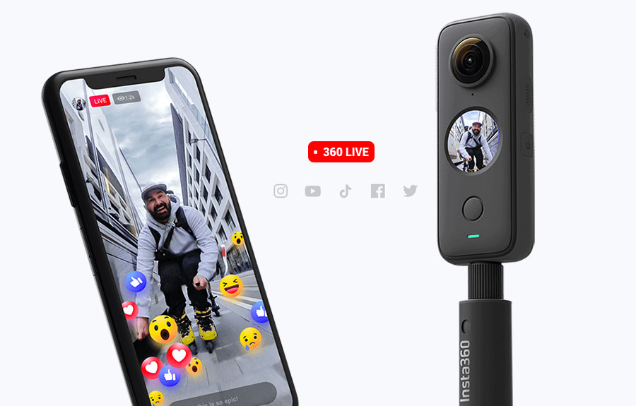 Insta360 ONE X2 - Live streaming